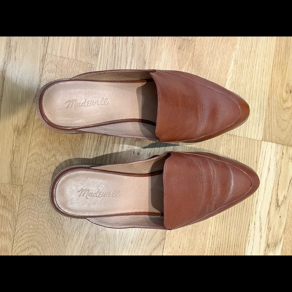 The Frances Loafer Mule in Leather